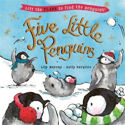 Picture of Five Little Penguins: A lift-the-flap Christmas picture book