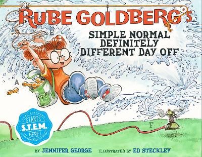 Picture of Rube Goldberg's Simple Normal Definitely Different Day Off