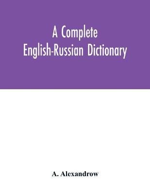 Picture of A complete English-Russian dictionary