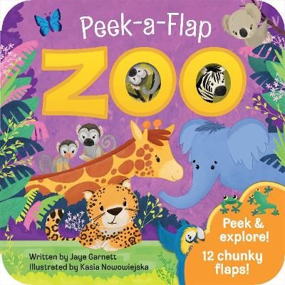 Picture of Zoo: Peek a Flap Childrens Board Book