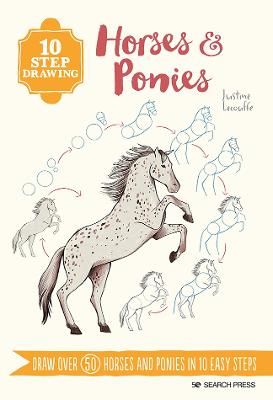 Picture of 10 Step Drawing: Horses & Ponies: Draw Over 50 Horses and Ponies in 10 Easy Steps