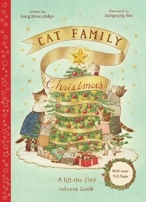 Picture of Cat Family Christmas: An Advent Lift-the-Flap Book (with over 140 flaps)