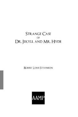 Picture of "Strange Case of Dr. Jekyll and Mr. Hyde," by Robert Louis Stevenson