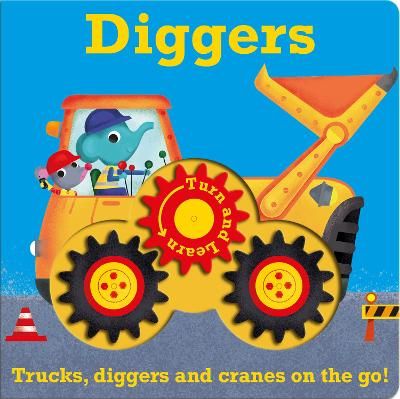 Picture of Diggers: Trucks, diggers and cranes on the go!