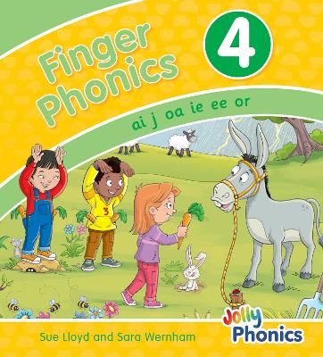 Picture of Finger Phonics Book 4: in Precursive Letters (British English edition)