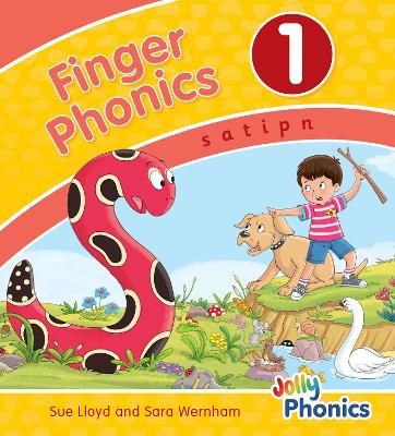 Picture of Finger Phonics Book 1: in Precursive Letters (British English edition)