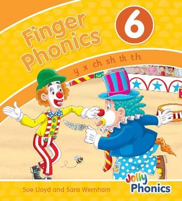 Picture of Finger Phonics Book 6: in Precursive Letters (British English edition)