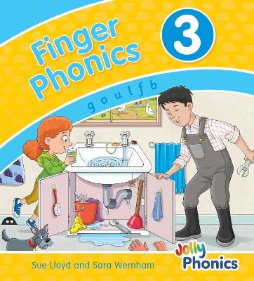 Picture of Finger Phonics Book 3: in Precursive Letters (British English edition)