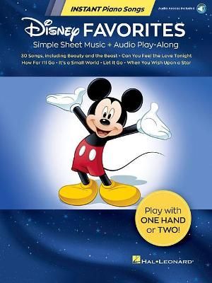 Picture of Disney Favorites - Instant Piano Songs: Simple Sheet Music + Audio Play-Along