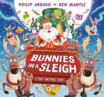 Picture of Bunnies in a Sleigh: A Crazy Christmas Story!