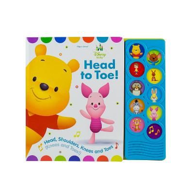 Picture of Disney Baby Winnie Pooh Head To Toe Listen & Learn Board Book