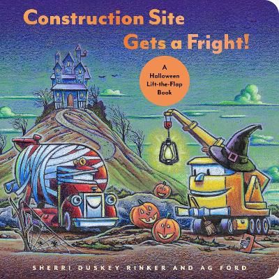 Picture of Construction Site Gets a Fright!: A Halloween Lift-the-Flap Book