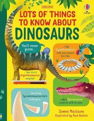 Picture of Lots of Things to Know About Dinosaurs