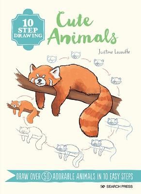 Picture of 10 Step Drawing: Cute Animals: Draw Over 60 Adorable Animals in 10 Easy Steps