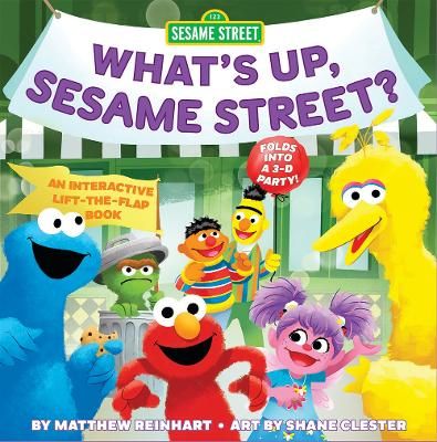 Picture of What's Up, Sesame Street? (A Pop Magic Book): Folds into a 3-D Party!