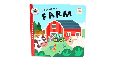 Picture of A Day at the Farm (Lift-the-Flap)